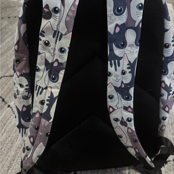 Cat Print Backpack - Picture 3 of 3